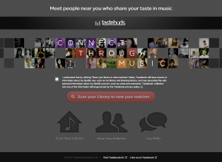tastebuds Spotify lanza aplicaciones para ligar y hacer amigos