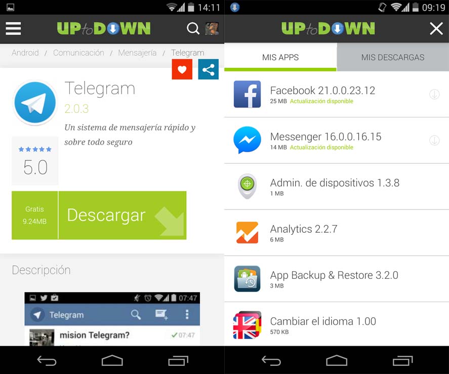 uptodown app novedad 1 Uptodown: Descargas gratuitas, legales y sin instalador