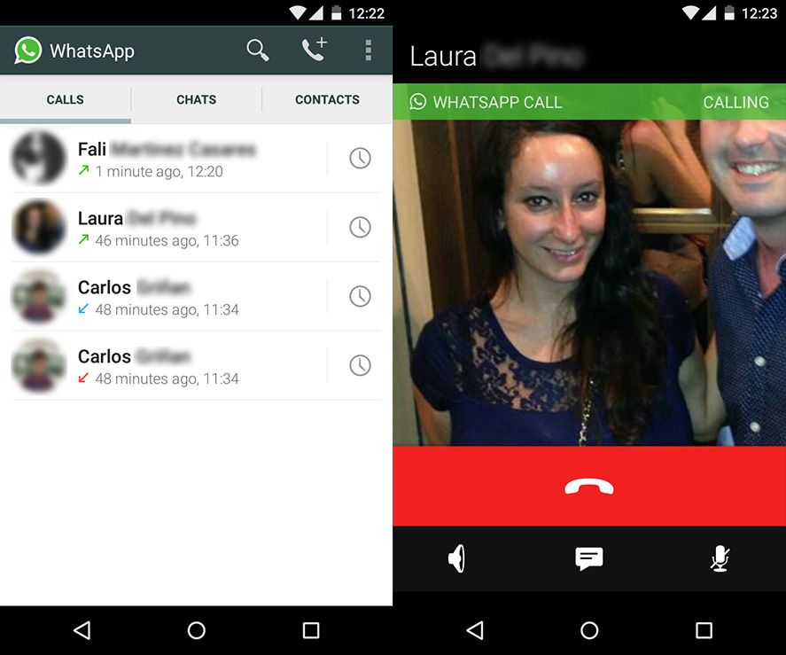 whatsapp llamadas disponible Calls now available from WhatsApp