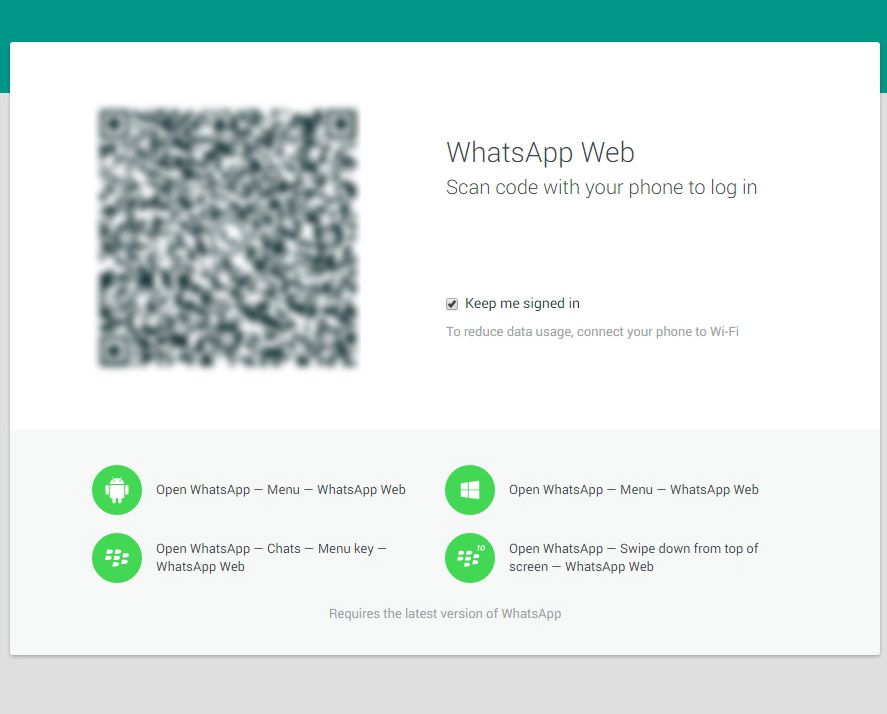 whatsapp web 2 Web version of WhatsApp now available