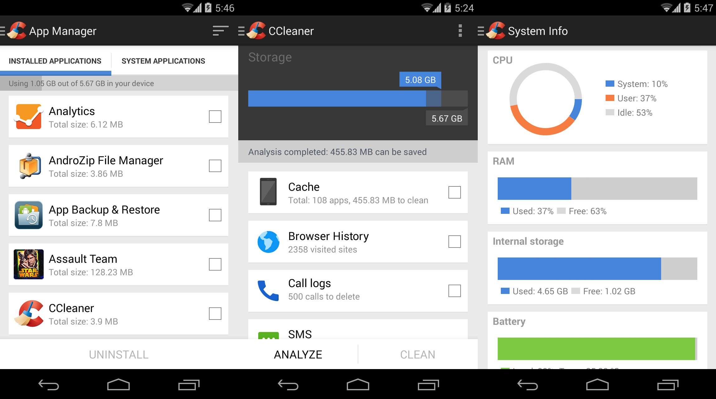ccleaner for android phone free download