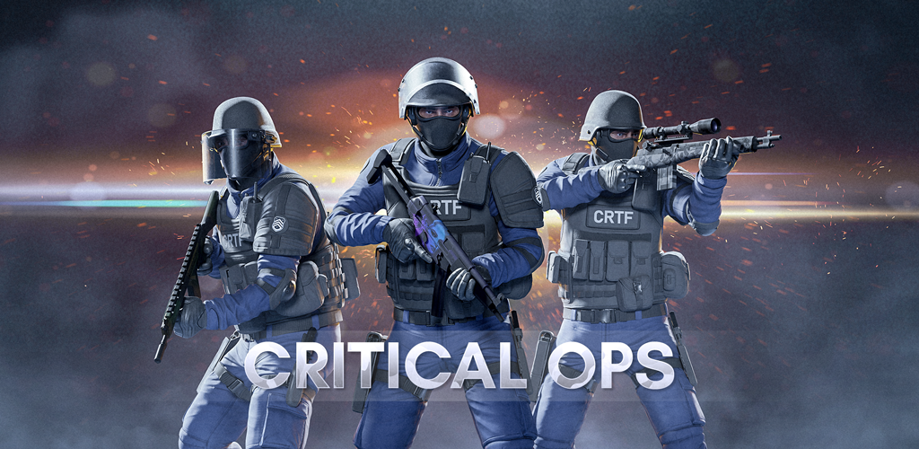 Critical Ops promo image showing three CRTF army soldiers