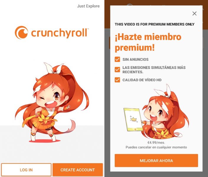 lectores de manga para Android - Crunchyroll
