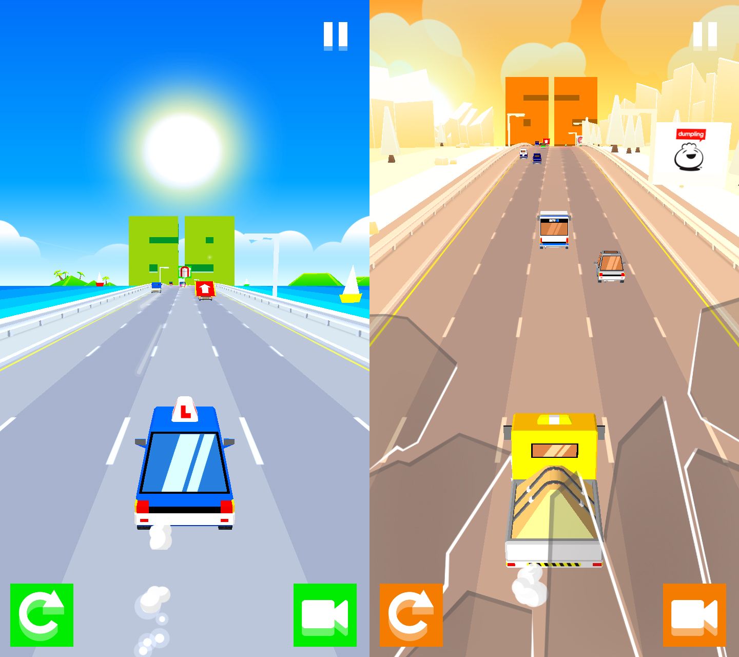 Dashy Crashy screenshot 1 Disfruta de los mejores juegos endless runner de Android