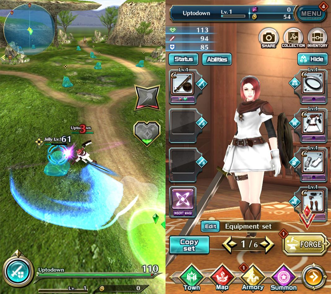 dragon project screenshot mejores MMORPG Android