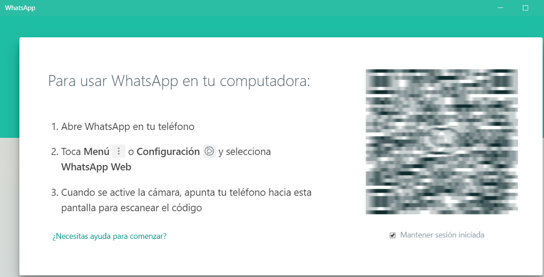 WhatsApp no ​​PC