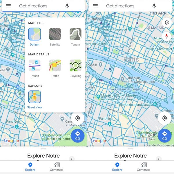 StreetView en Google Maps para Android