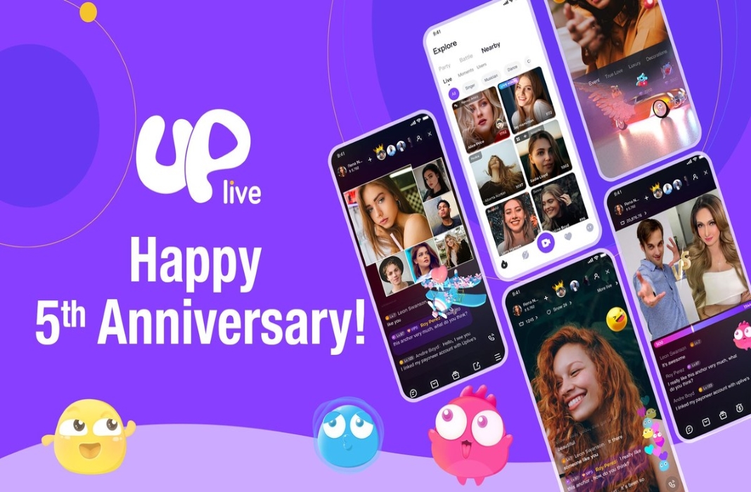 Uplive aniversario Uplive: la app china de livestreaming con más de 500 millones de usuarios registrados