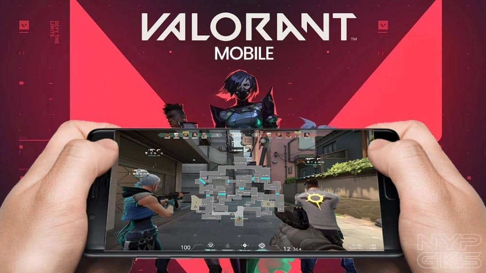 Valorant Mobile being played on a mobile device