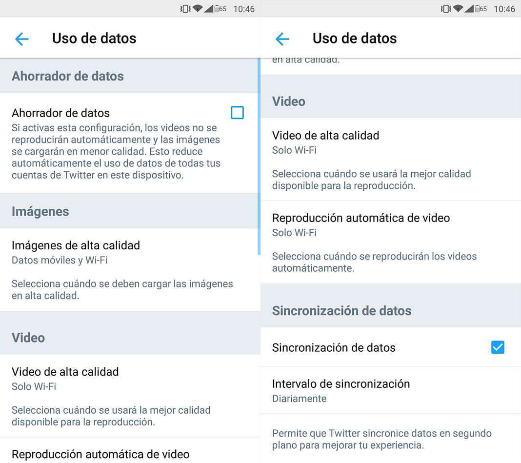 ahorro datos twitter Twitter añade una nueva opción para ahorrar datos