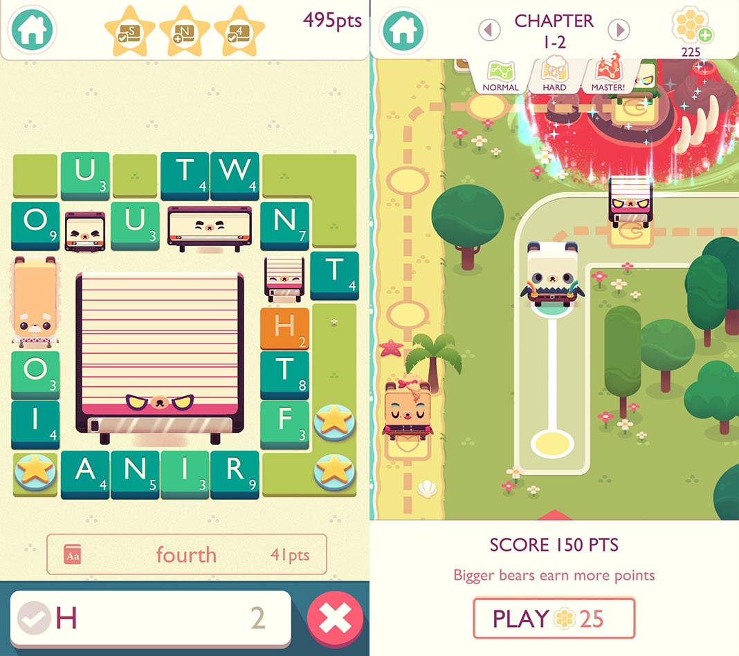 alphabear 2 screenshots 1 Word puzzles are making a comeback with Alphabear 2