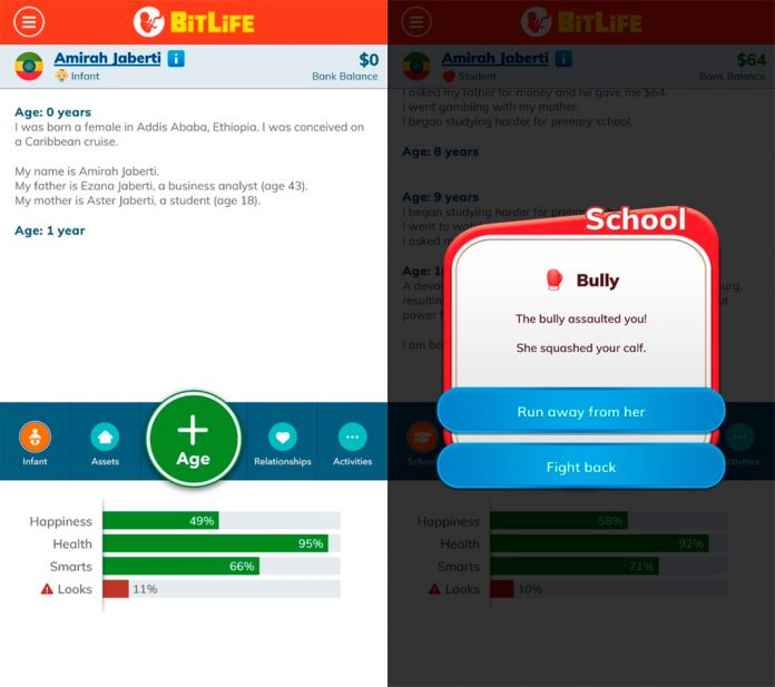 BitLife, el simulador de vida, ya está disponible en Android