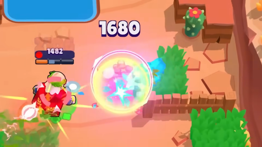 Brawl Stars: character aiming and getting 1680 points