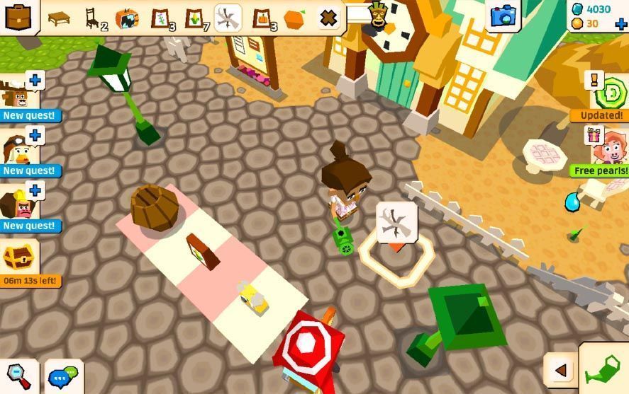 castaway paradise screenshot 1 La saga Castaway, una copia para Android de los Animal Crossing