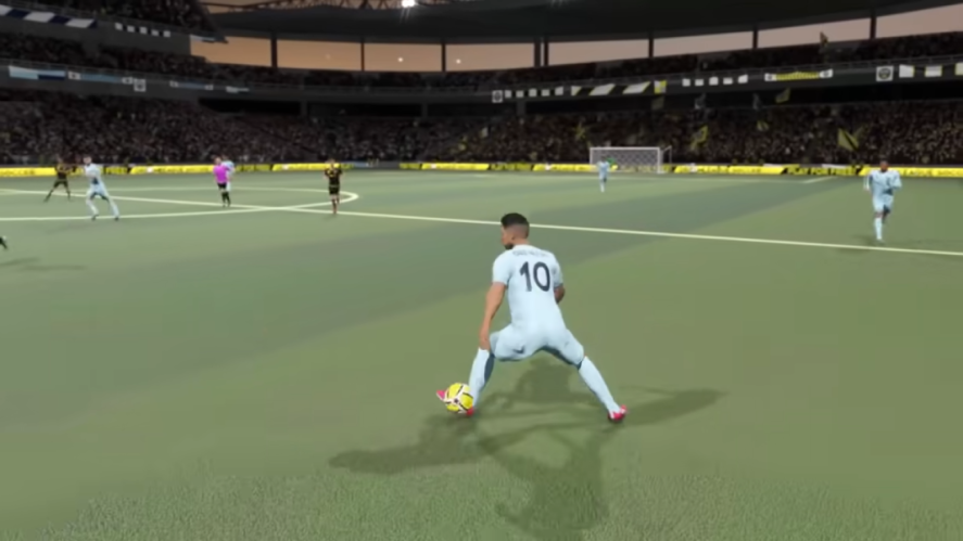 Gameplay of Dream League Soccer 22.