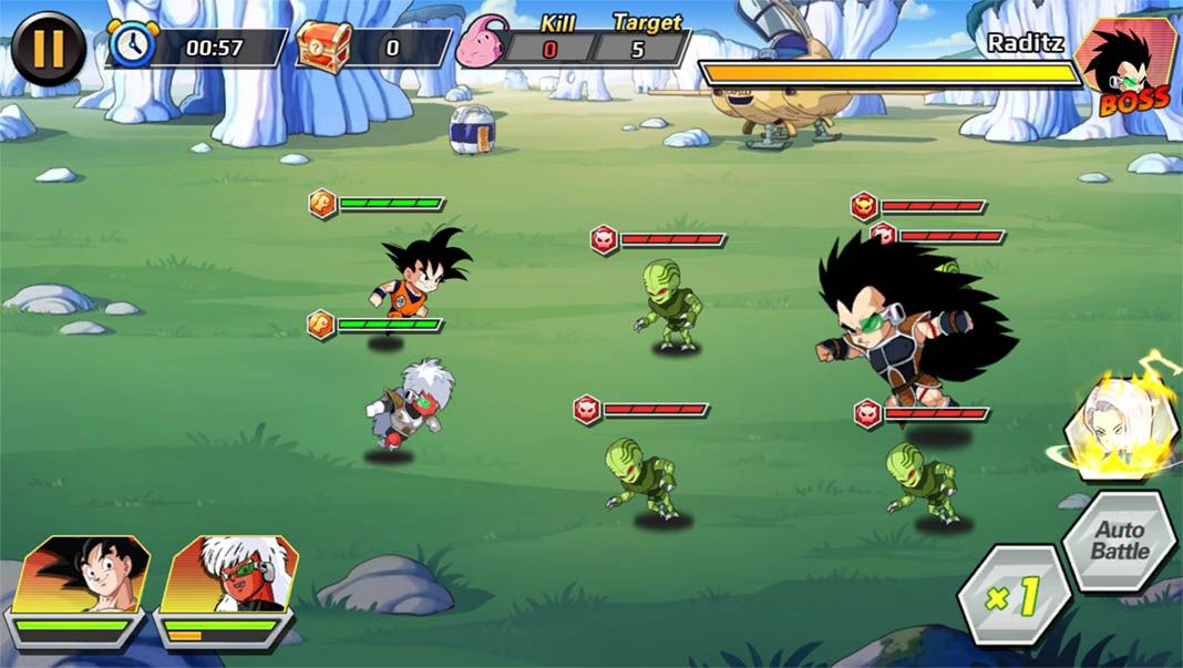 dragon ball android arena of saiyan Todos los juegos de Dragon Ball para Android