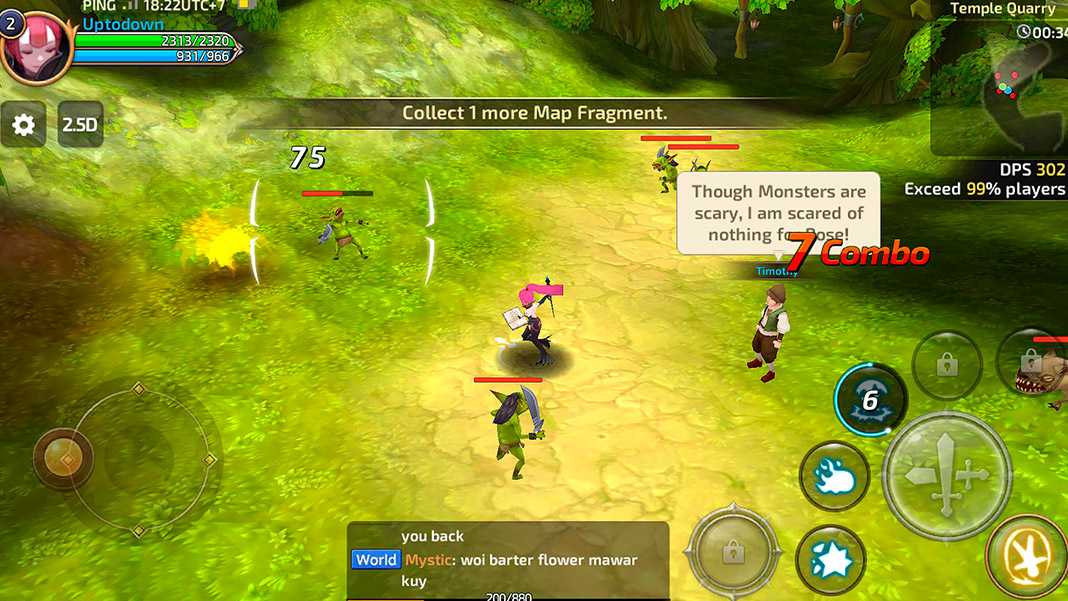 Dragon Nest M screenshot mejores MMORPG Android