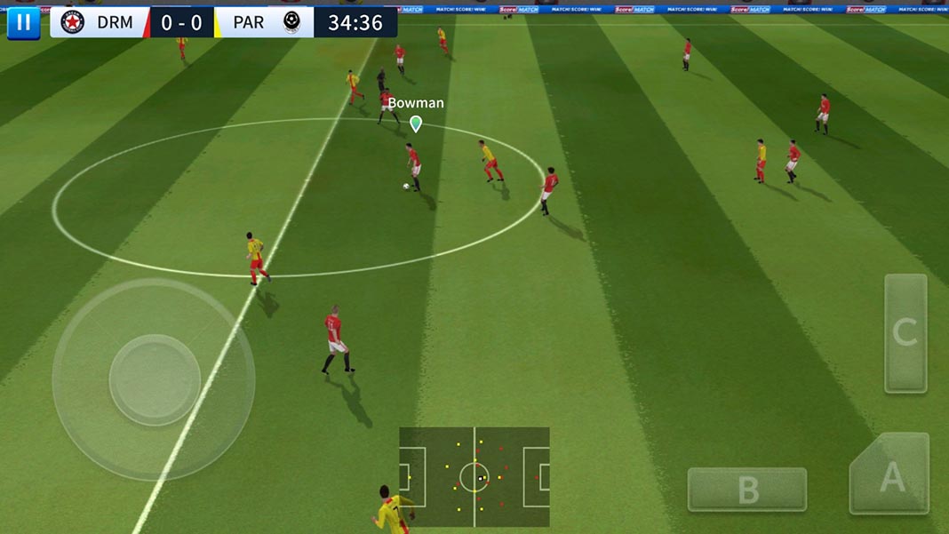 Dream League Soccer screenshot partido