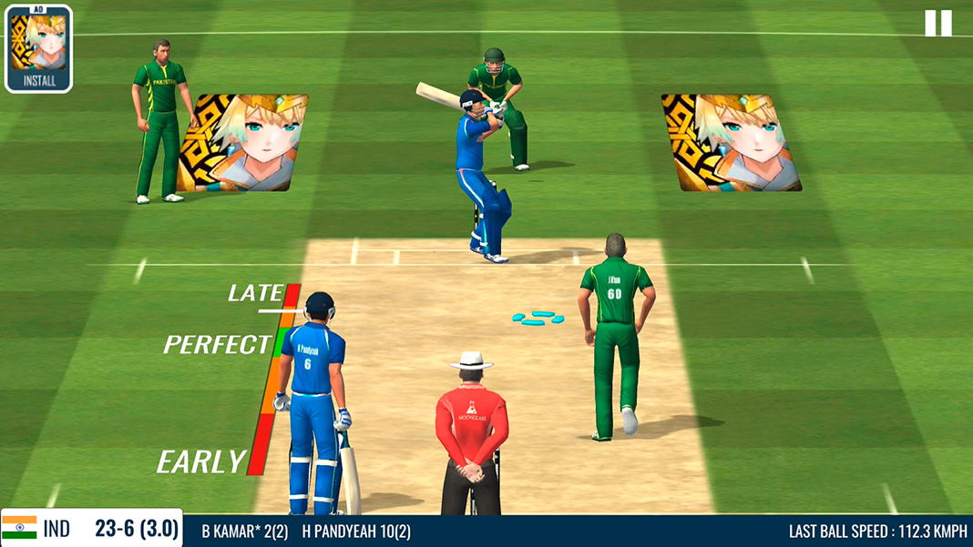 epic cricket screenshot Los mejores juegos de cricket para Android