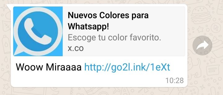 estafa whatsapp colores Una web fraudulenta de WhatsApp ofrece temas con nuevos colores