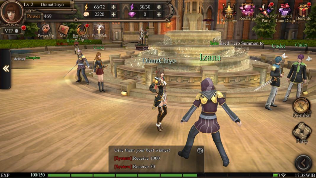 Final Fantasy awakening screenshot mejores MMORPG Android