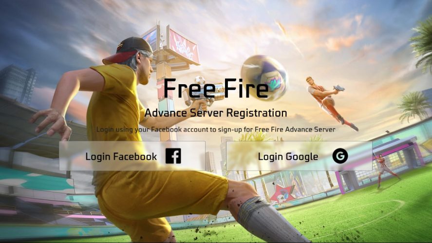 free fire advance server facebook login problem