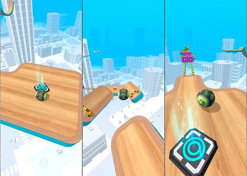 Three Going Balls in-game screenshots