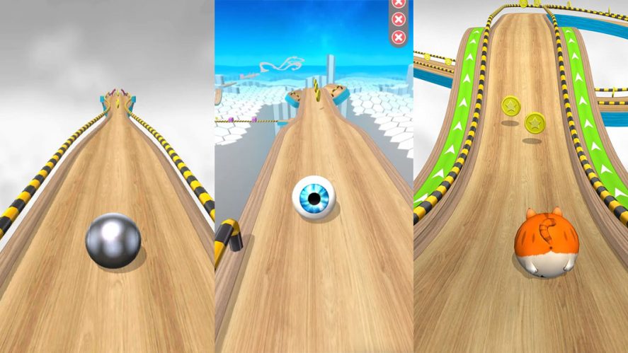 Three Going Balls in-game screenshots