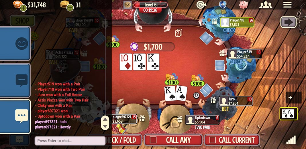 governor of poker 2 Governor of Poker 3 para Android, Texas hold 'em para todos los gustos