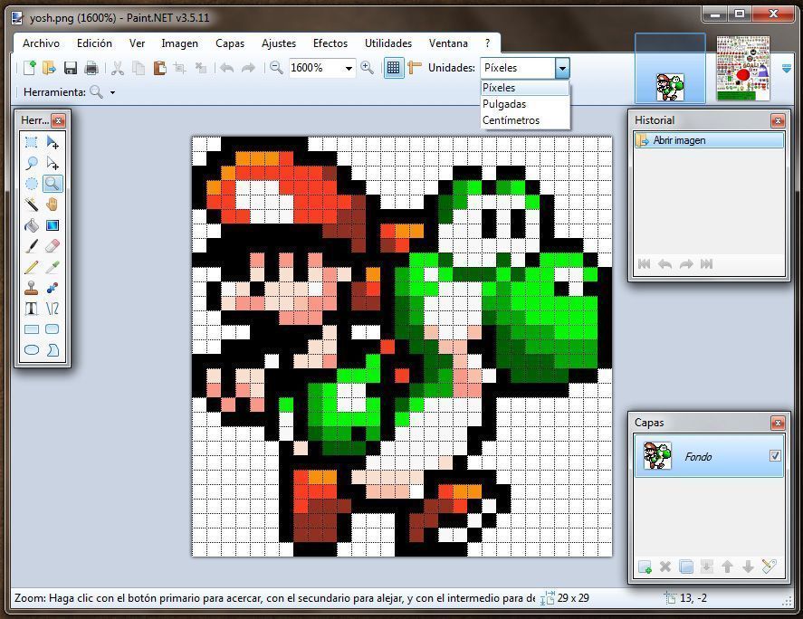 Cómo dibujar en Pixel Art