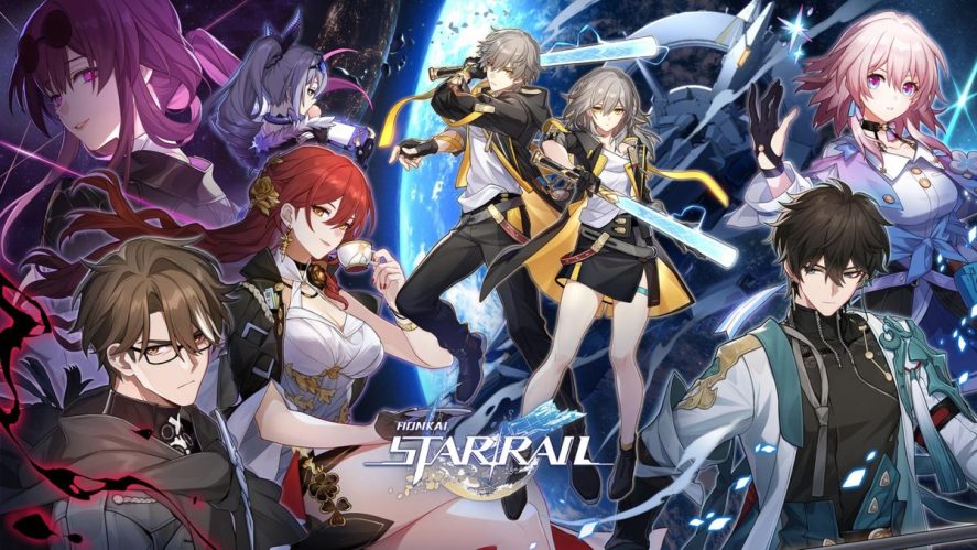 Promo image of Honkai: Star Rail with all the characters