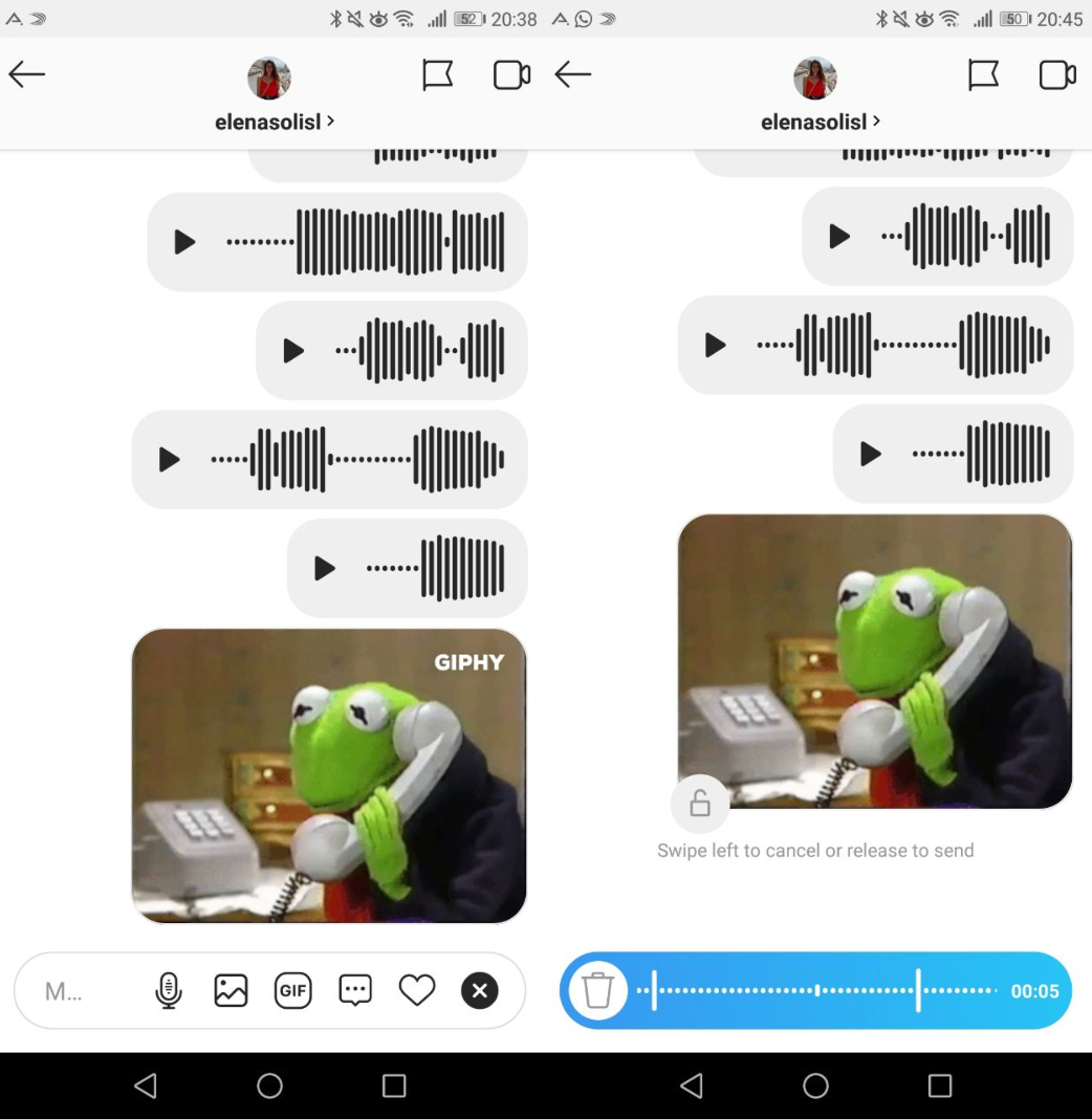 instagram audio direct Instagram ya permite enviar mensajes de voz