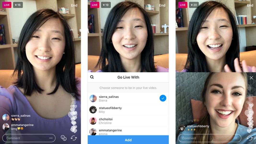 instagram directo Instagram now lets viewers participate in Live broadcasts