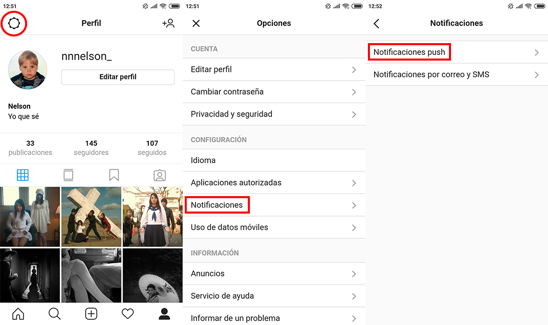instagram lite push 1 es Cómo activar las notificaciones push en Instagram Lite