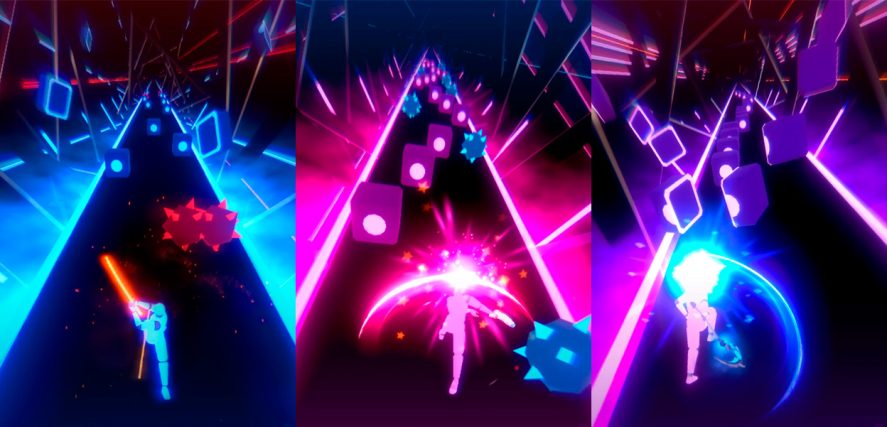 Three Beat Blade in-game screenshots