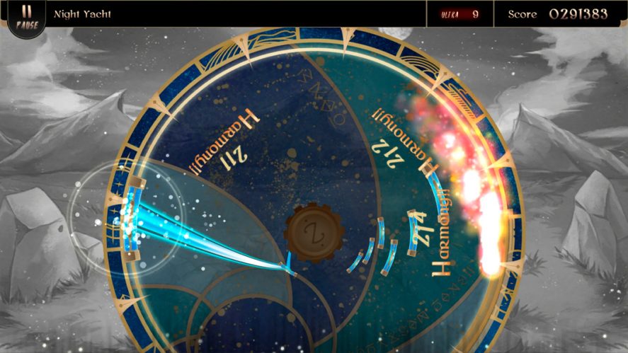 Lanota in-game screenshot