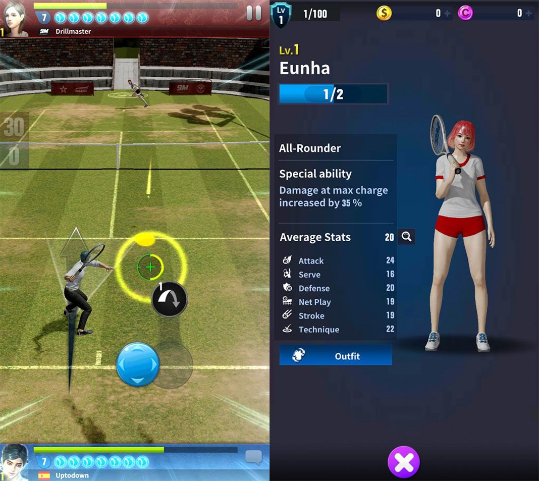 juegos deportes android tennis Diez videojuegos deportivos indispensables para Android