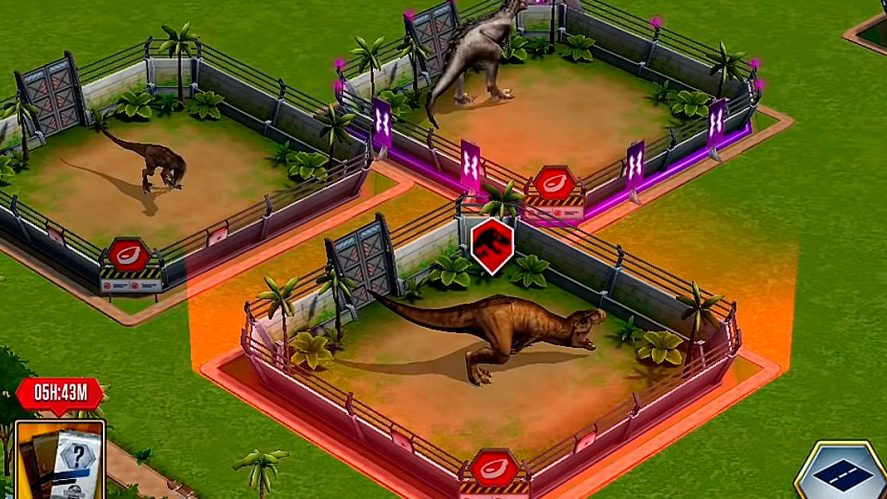 Three dangerous dinosaur habitats in Jurassic World: The Game