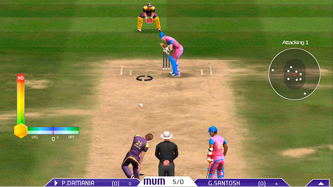 kkr cricket screenshot Los mejores juegos de cricket para Android