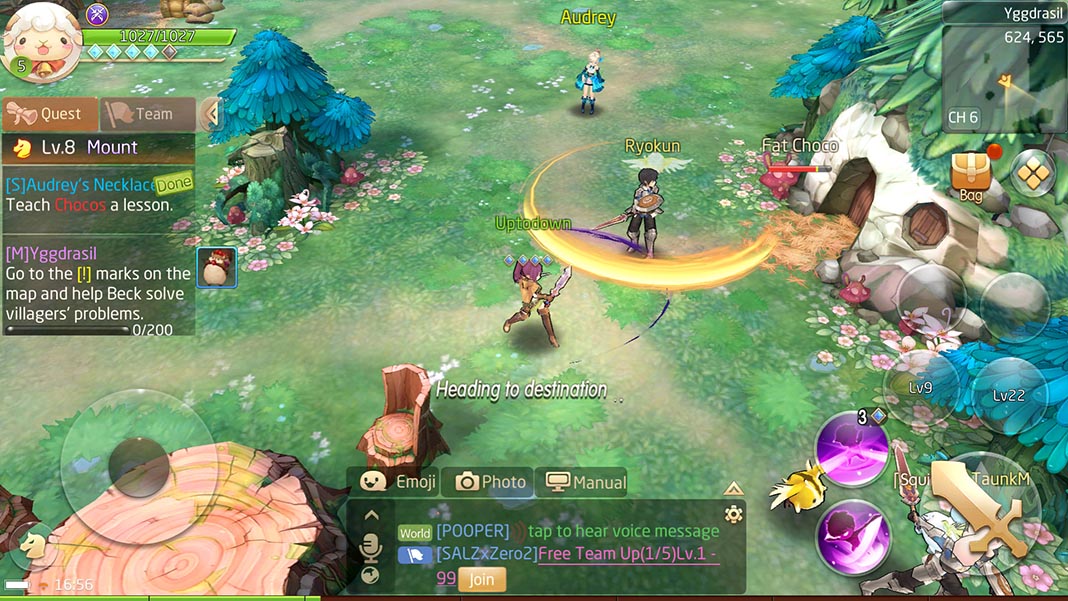 Tales of Wind screenshot mejores MMORPG Android