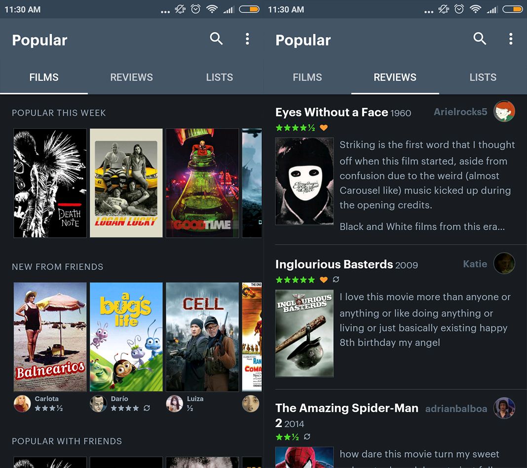 Letterboxd Android
