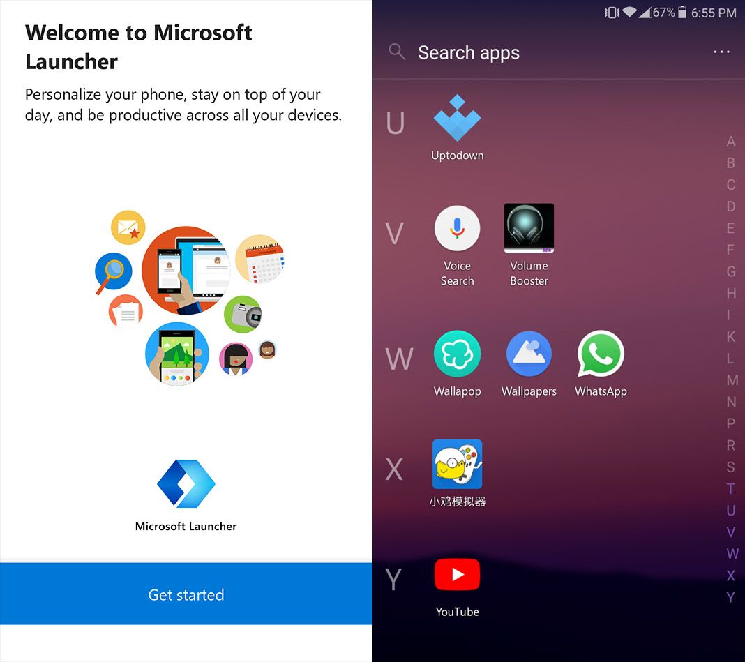 microsoft launcher screenshots 2 Microsoft renueva por completo su Launcher para Android