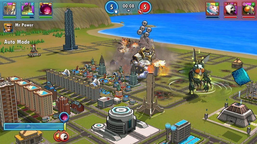 monster metropolis screenshot 1 Monster Metropolis: Construcción, kaijus y combates por turnos