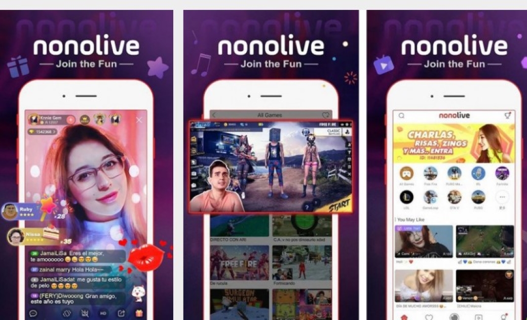 Imágenes Nonolive - redes sociales de vídeo