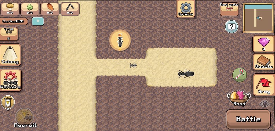 Screenshot of Pocket Ants