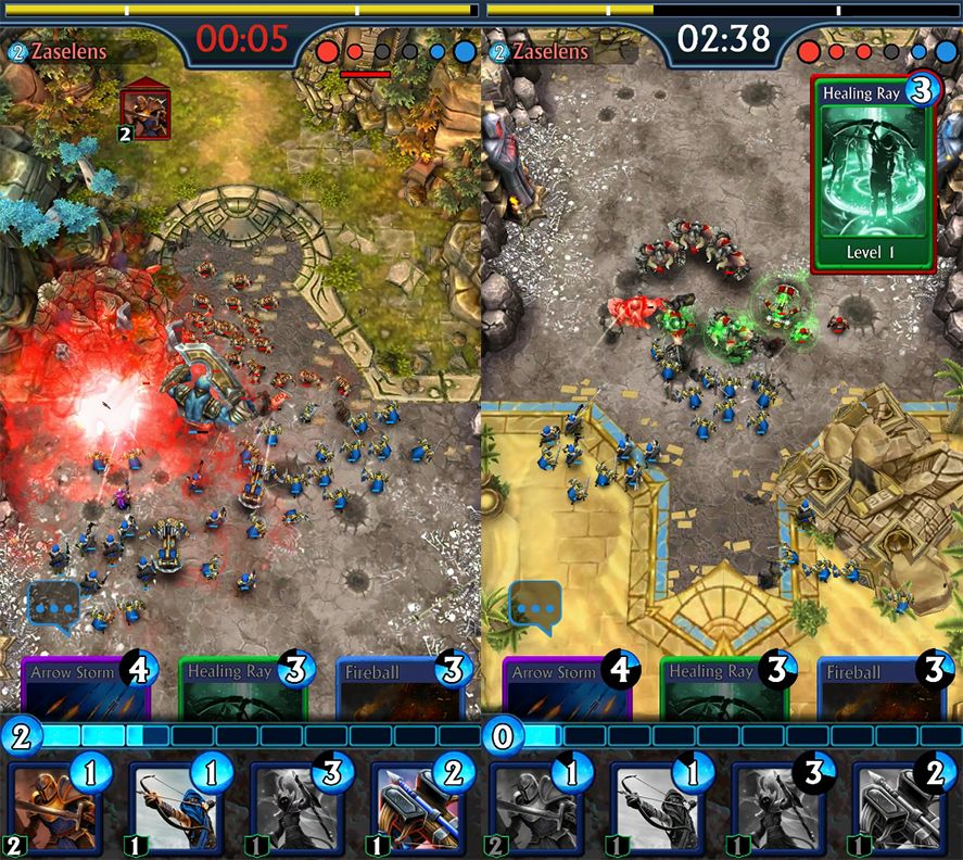 siege titan wars screenshot Las mejores alternativas a Clash Royale para Android