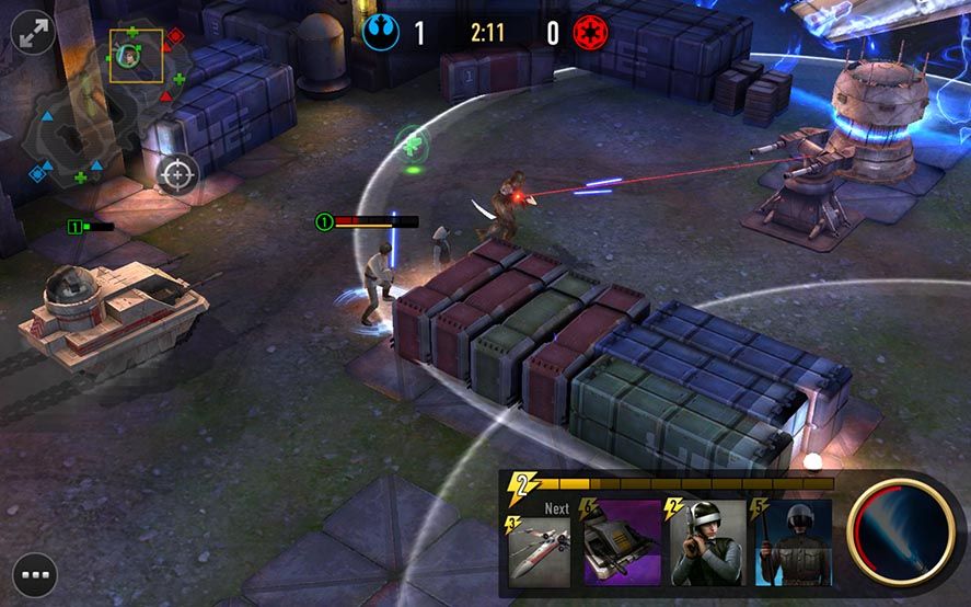 star wars battlegrounds screenshot 2 Todos los juegos gratuitos de Star Wars para Android