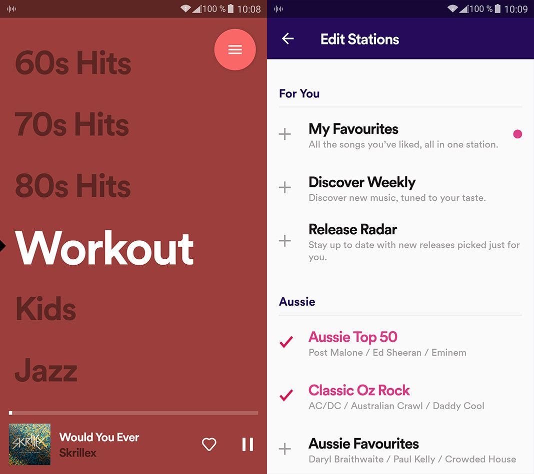 stations spotify app 1 Spotify launches a new official app to listen to online radio