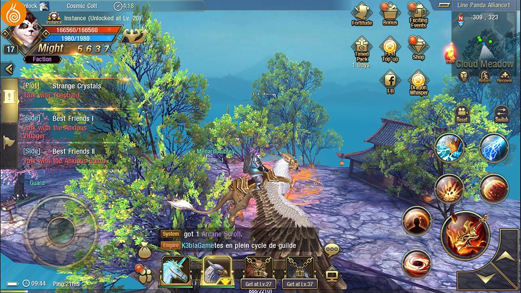 taichi panda 3 screenshot mejores MMORPG Android