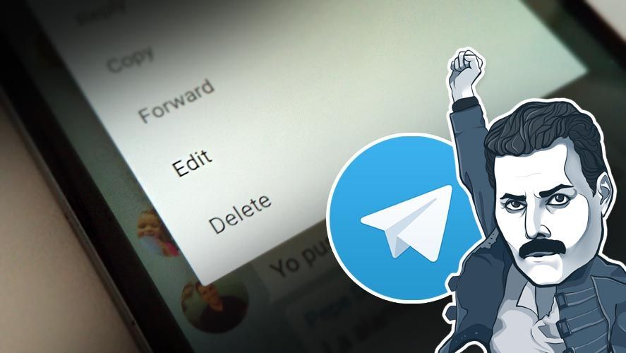 Telegram — edit messages after sending them